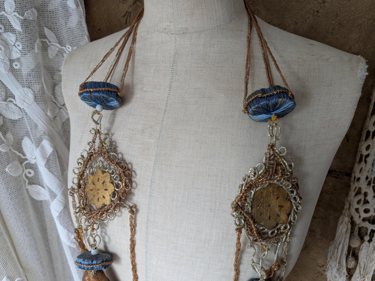 Vintage Indian garland necklace