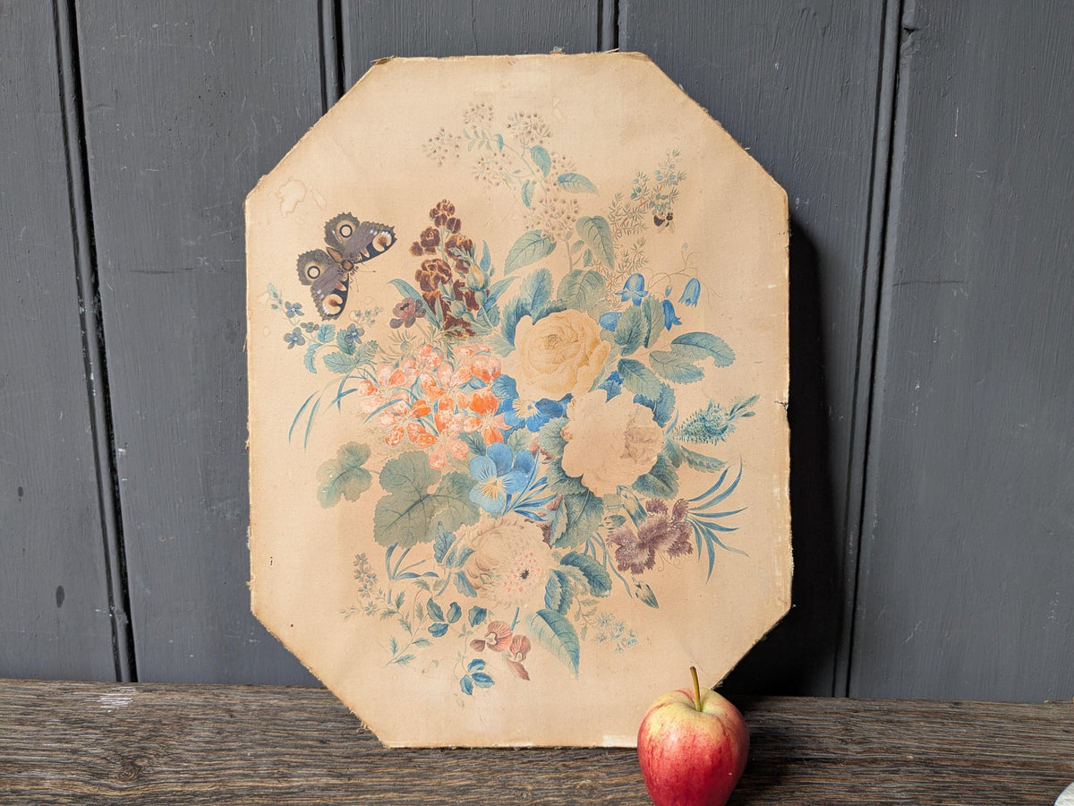 Antique botanical watercolour painting